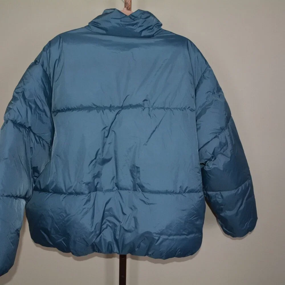 A New Day Women's Matte Puffer Jacket Coat in Light Blue XXL - New! - Picture 8 of 10